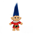 Miniatyrbild 1 av 10: Juldräkt Troll Docka Halloween nostalgisk emaljleksak ful docka docka Blue