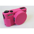 Miniatyrbillede 2 af 11: Kamerataske til Canon G7X3 G7 X Mark III G7X2 G7 X Mark II vlog Kamerataske Beskyttende silikone Blødt cover Blød skal g7xm2 g7x2 green PU bag