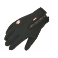 Miniatyrbillede 3 af 11: Herre- og damehandsker til efterår og vinter med varm berøringsskærm, vindtætte, varme udendørs bjergbestigning, skiløb, cykling, lynlåshandsker Waterproof wool mouth Gray S