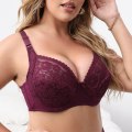 Miniatyrbilde 3 av 5: Dame Pluss Størrelse BH Sexy Blonde Undertøy Bøyle BH Uforet Bomulls BH 85D 90D 95D 100D 105D 110D Pink 85D