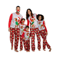 Pikkukuva 1 / 4: Joulu Pyjamat Yhteensopivat Perhe Pyjamat Uusimmat Pjs Asut Joulu Pyjamat Uusi Vuosi Kotiasu Puku Red Kid-4T
