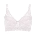 Miniatyrbillede 3 af 7: Dame Broderi BH Anti-hæng Samlet BH Bøjle Åndbar Justerbar BH Push-up BH'er Plus Størrelse 80B-105D Beige 38/85