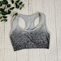 Pikkukuva 1 / 11: Joogasetti Rintaliivit ja Leggingsit Fitness-urheiluvaatesetti Naisille Lightgrey bra M