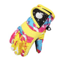 Miniatyrbilde 7 av 9: Jenter Gutter Vanntette Varme Hansker Vinter Profesjonelle Ski Hansker Snø Barn Vindtette Ski Snowboard Hansker Ridehansker Red 3-7 children
