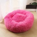 Miniatyrbilde 1 av 11: Deluxe Fluffy Ekstra Stor Hundeseng Vaskbar Rund Kjæledyrsofa Kattesenger Matte Hundepute Pute Kjæledyrseng Rose 80cm
