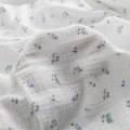 Miniatyrbillede 4 af 10: Ensfarvet Krepe Dobbeltlags Bomuldsgarnstof, Til Fremstilling af Blødt Pyjamastøj Stof DIY Beklædningsstof 5 135x50cm