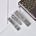 Miniatyrbild 2 av 5: Zipper Väska 9 st Rostfritt Stål Nagelknipsare Set Nagelsax Manikyr Manikyrverktyg Skönhet 9-piece set-Brown lattice
