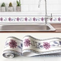 Miniatyrbilde 2 av 5: Selvklebende, 3D Blomster/geometrisk Design-PVC Vanntett, Borderline Tapet WB08 04 WB08 04