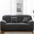 Miniatyrbild 7 av 11: Enfärgade sofföverdrag för vardagsrum Polyester Sofföverdrag Elastiskt Hörnsofföverdrag Överdrag Stolskydd 1/2/3/4-sits Beige 1-Seat 90-140cm