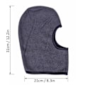 Miniatyrbild 3 av 9: Balaclava-mössa för barn Vinter Full Face Skidmask Termisk Vindtät Polar Fleece Halsvärmare för Pojkar Flickor Skidåkning Cykling Vandring One Size Blue