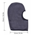 Miniatyrbild 3 av 9: Balaclava-mössa för barn Vinter Full Face Skidmask Termisk Vindtät Polar Fleece Halsvärmare för Pojkar Flickor Skidåkning Cykling Vandring One Size Light Grey