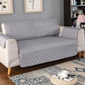 Miniatyrbilde 8 av 9: Vatterte slitesterke sofatrekk for hunder, kjæledyr og barn, sklisikre trekk til sofa, lenestol og møbelbeskyttelse, 1/2/3-seter Red Two Seate 130x196cm