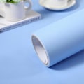 Miniatyrbilde 1 av 5: Selvklebende, vanntett og flyttbar vinyltapet Matt Lyseblå 40cm x 1m Matt Light Blue 40cm x 1m
