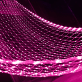 Miniatyrbillede 2 af 7: Net Lys, Udendørs Net Lyskæder 192LED 3*2 Meter 8-Tilstande med 30V Sikker Spænding til Jule Bryllups Have Dekorationer Cool white EU Plug