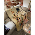 Miniatyrbilde 8 av 9: God Jul Ekorn Furu Teppe Tapestry Veggdekorasjon Sofahåndkle Squirrel tree blanket 90*150cm