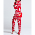 Miniatyrbild 10 av 11: Julpyjamas Matchande Familjepyjamas Mode Pyjamas för Kvinnor Knäppta Vuxenpyjamasar Loungewear Ny Design Loungekläder Hemmakläder style 10 L