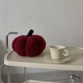 Miniatyrbild 6 av 7: Prickig Pumpakudde Soffkudde Plysch Pumpa Docka Hemdekorationer Dark green pumpkin 28cm 0.4kg