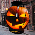 Miniatyrbillede 3 af 8: Halloween Hættetrøje Langærmet Fleece Sweatshirt Græskarlygte Horror Flagermus Kvinder Mænd Børn Gaver Halloween-5 4XL