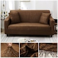 Miniatyrbillede 1 af 11: Elastisk sofabetræk med krydsmønster, strækbart all-inclusive sofabetræk til stue, sofabetræk til sofa og loveseat Color 17 2-seater 145-185cm