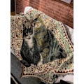 Miniatyrbilde 5 av 5: Fritidsstoff Håndverk Tapestry Vegg Dekorativt Teppe Katte Sofa Håndkle Dekke Teppe 1 130*160cm