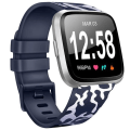 Miniatyrbilde 7 av 11: Rem for Fitbit Versa 2 Versa-rem Myk TPU Erstatningsarmbånd for Fitbit Versa 2 Versa Lite Klokkebånd Armbånd Leopard Size S For Versa 1 2