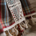 Miniatyrbilde 4 av 6: Boho blendingsgardiner for stue soverom røde ruter pledd bondegård jul kjøkken luksus vindusgardin hjemmedekorasjon Red W150xH220cm