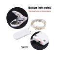 Miniatyrbilde 2 av 11: Luces Led Kobbertråd Fe Lys Batteridrevet LED Lyslenke Fest Bryllup Innendørs Juledekorasjon Garland Lys Warm White 5M