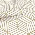 Miniatyrbild 1 av 5: Guldrandig Självhäftande Tapet Hexagon Guld Ränder