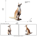 Pikkukuva 5 / 11: Kenguru Mallisarja Lasten Simulaatio Eläinmalli Syntymäpäiväkakun Koristelu Kangaroo model three sets [0.096KG]]