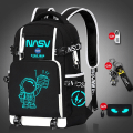 Miniatyrbild 8 av 11: Vattentät Självlysande Barnryggsäck Skolväskor för Pojkar Ortopedisk Skolryggsäck Grundskoleväska Bokväska Mochila gray bag Backpacks