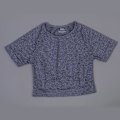 Pikkukuva 1 / 11: Joogasetti Urheilupuku Treenausvaatteet Lyhythihainen Crop Top Joogashortsit Naisille gray top M