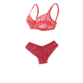 Miniatyrbild 2 av 4: Sexiga Kvinnor Push Up Bygel Spets BH Set Ultratunn Transparent Underkläder Bikini BH Tros Set Bekväma Sovunderkläder Black 85BC