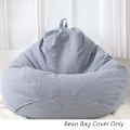 Pikkukuva 3 / 5: Aikuisten Lasten Suuri Säkkituoli Sohvan Päällinen Sisäkäyttöön, Lazy Lounger, Ei Täytettä Red XL
