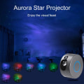 Miniatyrbild 4 av 5: Aurora Stjärna Galax Stjärnklar Himmels LED Projektor Lampa Roterande Nattlampa Färgglad Nebulosa Molnlampa Atmosfär Sovrum Sänglampa White According to the state sent