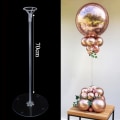 Pikkukuva 1 / 11: 7/11/19 Putkipalloteline Ilmapalloteline Pylväs Konfettipallo Lasten Syntymäpäiväjuhlat Babyshower Häät Koristelutarvikkeet 1set 70cm stand