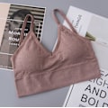 Pikkukuva 5 / 11: Joogaliivit Naisten Alusvaatteet Push Up -liivit Saumattomat Liivit 1457 Dark Gray Free Size