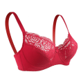 Miniatyrbilde 5 av 7: Queenral Fransk Justerbar Undertøy Liten Bryst Samle Tynn Spile Blonde Dame-BH Black 36/80D