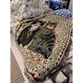 Miniatyrbilde 4 av 5: Fritidsstoff Håndverk Tapestry Vegg Dekorativt Teppe Katte Sofa Håndkle Dekke Teppe 1 130*160cm