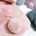 Miniatyrbild 3 av 11: 300/500/800ml Varmvattenflaska Mjukt Överdrag Kaninform Söt Varmvattenpåse Håller Värmen på Vintern Bärbar Handvärmare Pink-800ml