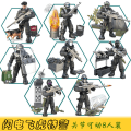 Miniatyrbild 5 av 5: 8st/Set Militär Leksak Monterad Skurkmodell Xj822 Minifigurer Rörlig Led Soldatmodell XJ9920