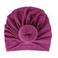 Miniatyrbillede 1 af 11: Hat Dame Forår og Sommer Donut Ærme Hue Tam-O'-Shanter Forældre-Barn Hue #9 Violet Average size