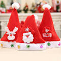Miniatyrbild 5 av 7: God Jul Hatt Lysande LED-Mössa Snögubbe Älg Jultomte Hattar För Barn Vuxna Julklapp Dekoration Elk child