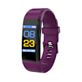 Miniatyrbild 6 av 7: Smart Armband Blodtrycksmätning Informationspåminnelse Multifunktionell Student Vuxen Hälsa Sport Stegräknarklocka Blue