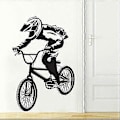 Miniatyrbild 1 av 4: Heta Väggdekaler För Barnrumsinredning Bmx Cykel Väggdekaler Citat Sovrum Sticker59X90 Cm,2024 Ping