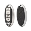 Miniatyrbillede 4 af 7: 4-knaps Bilnøgle Etui Cover til Nissan Leaf Micra Qashqai J11 J10 X Trail T32 Versa Note Patrol Nøgle Fob Cover Tilbehør Red