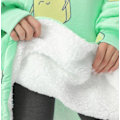 Miniatyrbilde 10 av 11: Vinter Oversized Hettegenser Teppe Med Ermer Fleece Genser Rutete Hette Dame Lomme Hettegenser Oversize Mykt Teppe Tie Dye Pink One Size