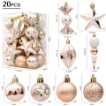 Miniatyrbild 10 av 11: 29/20 st Julgranskulor Hängande Prydnad Godis Käppar Kottar Set Jul Heminredning 2024 Navidad Nyår Red-29pcs