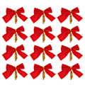 Pikkukuva 6 / 11: 12/24/36 kpl Joulurusetti Joulukoristeet Kotiin Kultainen Punainen Rusetti Joulukuusen Koristeet Uusi Vuosi 2024 Navidad Kerst Sisustus 01-Mixed 24pcs