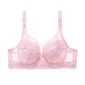 Miniatyrbillede 5 af 7: BH'er til Kvinder Blonde Sexet Bralette Transparent Bøjle Top BH Push Up BH Red 38/85C