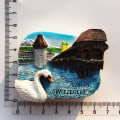 Pikkukuva 11 / 11: Sveitsi Jääkaappimagneetit Matkamuisto Sveitsiläinen Luzern Jungfrau Kappelisilta Käkikello Matkailu Magneettiset Jääkaappitarrat Cuckoo Clock 2